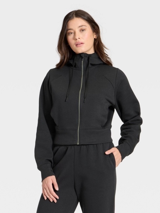 all in motion Tops - Women's Active Comfort Full Zip Sweatshirt - All in Motion™ Black L